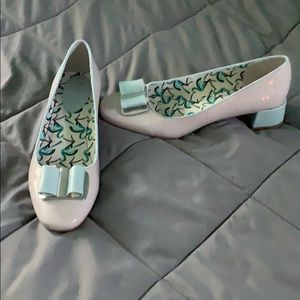 Blue Ruby Shoo chunky heel sz 10 shoes